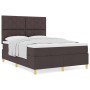 Cama con somier marrón oscuro 140x190 cm tela | Foro24.es | Tu tienda online para hogar, jardín y más Foro24.es