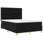 Cama con Somier con Colchón Negra 140x200 cm Tela | Foro24.es | Tu tienda online para hogar, jardín y más Foro24.es
