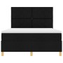 Cama con Somier con Colchón Negra 140x200 cm Tela | Foro24.es | Tu tienda online para hogar, jardín y más Foro24.es