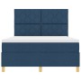 Cama con Somier y Colchón Azul 140x200 cm Tela | Foro24.es | Tu tienda online para hogar, jardín y más Foro24.es