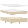 Cama con base ajustable con colchón crema 160x200 cm tela | Foro24.es | Tu tienda online para hogar, jardín y más Foro24.es