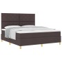 Cama con base y colchón marrón oscuro Super King tela | Foro24.es | Tu tienda online para hogar, jardín y más Foro24.es