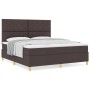 Cama con base y colchón marrón oscuro Super King tela | Foro24.es | Tu tienda online para hogar, jardín y más Foro24.es