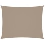 Toldo de vela rectangular tela Oxford gris taupe 4x6 m en Sombrillas | Comprar online en Foru.es