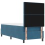 Cama Box Spring con colchón terciopelo azul oscuro 80x200 cm de , Camas y somieres - Ref: Foro24-3339732, Precio: 291,07 €, D...