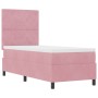Cama Box Spring con colchón terciopelo rosa 80x200 cm de , Camas y somieres - Ref: Foro24-3339733, Precio: 329,73 €, Descuent...