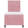 Cama Box Spring con colchón terciopelo rosa 80x200 cm de , Camas y somieres - Ref: Foro24-3339733, Precio: 329,73 €, Descuent...