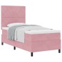 Cama Box Spring con colchón terciopelo rosa 90x190 cm | Foro24.es | Tu tienda online para hogar, jardín y más Foro24.es