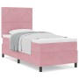Cama Box Spring con colchón terciopelo rosa 90x190 cm | Foro24.es | Tu tienda online para hogar, jardín y más Foro24.es