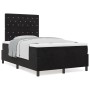 Cama Box Spring con colchón terciopelo negro 120x200 cm | Foro24.es | Tu tienda online para hogar, jardín y más Foro24.es