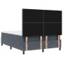 Cama Box Spring con colchón terciopelo gris oscuro 140x190 cm de , Camas y somieres - Ref: Foro24-3339765, Precio: 516,83 €, ...