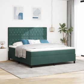 Comprar Cama Box Spring con colchón terciopelo