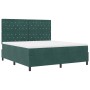 Cama Box Spring con colchón terciopelo verde oscuro 180x200 cm | Foro24.es | Tu tienda online para hogar, jardín y más Foro24.es