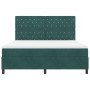 Cama Box Spring con colchón terciopelo verde oscuro 180x200 cm | Foro24.es | Tu tienda online para hogar, jardín y más Foro24.es