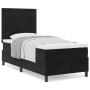Cama Box Spring con colchón terciopelo negro 90x190 cm | Foro24.es | Tu tienda online para hogar, jardín y más Foro24.es