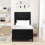 Cama Box Spring con colchón terciopelo negro 90x190 cm | Foro24.es | Tu tienda online para hogar, jardín y más Foro24.es