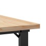 Mesa de centro marco O madera maciza pino y acero 70x70x40,5 cm en Mesas de comedor | Comprar online en Foru.es