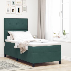 Comprar Cama Box Spring con colchón terciopelo