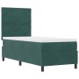Cama Box Spring con colchón terciopelo verde oscuro 80x200 cm | Foro24.es | Tu tienda online para hogar, jardín y más Foro24.es
