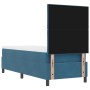 Cama Box Spring con colchón terciopelo azul oscuro 80x200 cm de , Camas y somieres - Ref: Foro24-3339864, Precio: 285,45 €, D...