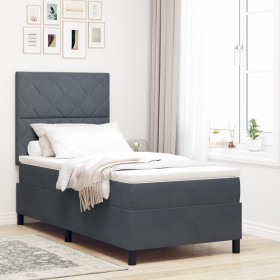 Comprar Cama Box Spring con colchón terciopelo