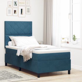 Comprar Cama Box Spring con colchón terciopelo