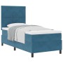 Cama Box Spring con colchón terciopelo azul oscuro 90x200 cm | Foro24.es | Tu tienda online para hogar, jardín y más Foro24.es