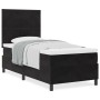 Cama Box Spring con colchón terciopelo negro 100x200 cm de , Camas y somieres - Ref: Foro24-3339880, Precio: 341,93 €, Descue...