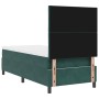 Cama con Somier y Colchón Verde Oscuro de 100x200 cm en Terciopelo de , Camas y somieres - Ref: Foro24-3339881, Precio: 362,0...