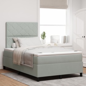 Comprar Cama Box Spring con colchón terciopelo