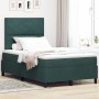 Cama Box Spring con colchón terciopelo verde oscuro 120x200 cm de , Camas y somieres - Ref: Foro24-3339893, Precio: 456,82 €,...