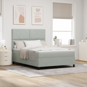 Comprar Cama Box Spring con colchón terciopelo