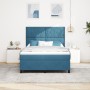Cama Box Spring con colchón terciopelo azul oscuro 140x190 cm | Foro24.es | Tu tienda online para hogar, jardín y más Foro24.es
