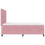 Cama Box Spring con colchón terciopelo rosa 140x190 cm | Foro24.es | Tu tienda online para hogar, jardín y más Foro24.es