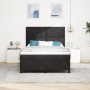 Cama Box Spring con colchón terciopelo negro 140x200 cm | Foro24.es | Tu tienda online para hogar, jardín y más Foro24.es