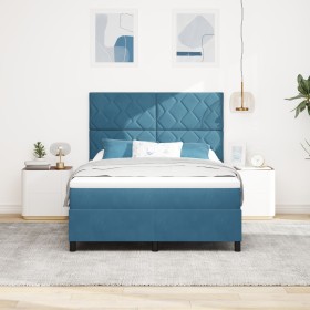 Comprar Cama Box Spring con colchón terciopelo