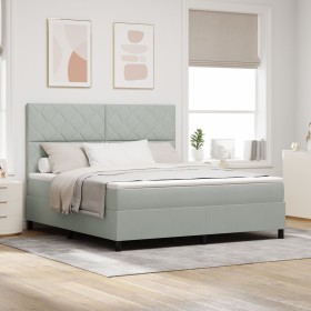 Comprar Cama Box Spring con colchón terciopelo