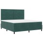 Cama Box Spring con colchón terciopelo verde oscuro 180x200 cm | Foro24.es | Tu tienda online para hogar, jardín y más Foro24.es
