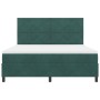 Cama Box Spring con colchón terciopelo verde oscuro 180x200 cm | Foro24.es | Tu tienda online para hogar, jardín y más Foro24.es