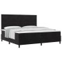Cama Box Spring con colchón terciopelo negro 200x200 cm | Foro24.es | Tu tienda online para hogar, jardín y más Foro24.es