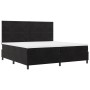 Cama Box Spring con colchón terciopelo negro 200x200 cm | Foro24.es | Tu tienda online para hogar, jardín y más Foro24.es