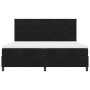 Cama Box Spring con colchón terciopelo negro 200x200 cm | Foro24.es | Tu tienda online para hogar, jardín y más Foro24.es