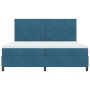 Cama Box Spring con colchón terciopelo azul oscuro 200x200 cm | Foro24.es | Tu tienda online para hogar, jardín y más Foro24.es