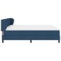 Cama con somier con colchón azul 200x200 cm tela | Foro24.es | Tu tienda online para hogar, jardín y más Foro24.es