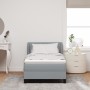 Cama Box Spring con colchón tela gris claro 90x200 cm | Foro24.es | Tu tienda online para hogar, jardín y más Foro24.es