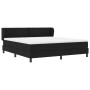 Cama Box Spring con colchón tela negro 180x200 cm | Foro24.es | Tu tienda online para hogar, jardín y más Foro24.es