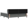 Cama Box Spring con colchón tela gris oscuro 200x200 cm | Foro24.es | Tu tienda online para hogar, jardín y más Foro24.es