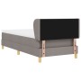 Cama Box Spring con Colchón Taupe 100x200 cm Tela | Foro24.es | Tu tienda online para hogar, jardín y más Foro24.es