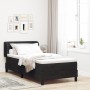 Cama Box Spring con colchón terciopelo negro 90x190 cm | Foro24.es | Tu tienda online para hogar, jardín y más Foro24.es