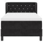 Cama Box Spring con colchón terciopelo negro 90x190 cm | Foro24.es | Tu tienda online para hogar, jardín y más Foro24.es